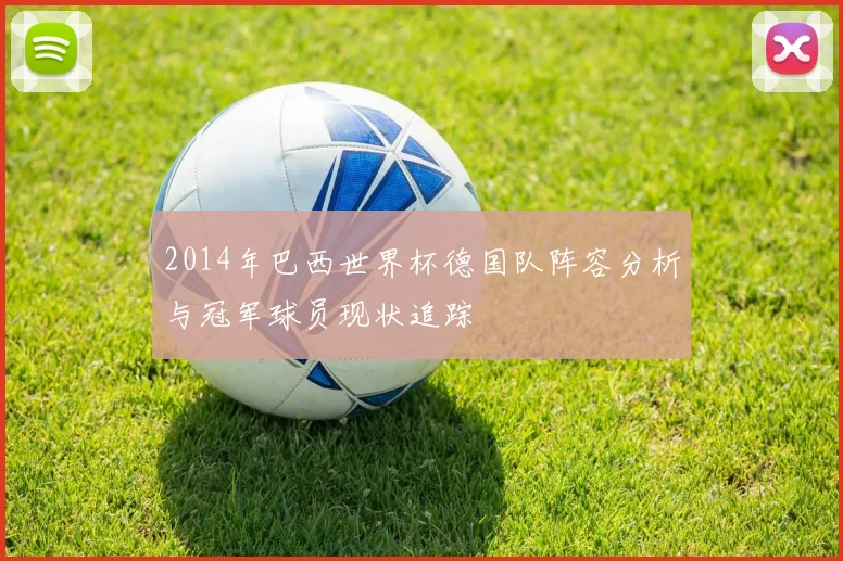 2014年巴西世界杯德国队阵容分析与冠军球员现状追踪
